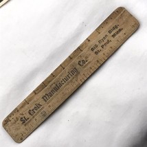 St Croix Manufacturing Company Advertising Ruler Vintage St Paul Minnesota - £7.93 GBP