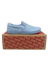 Vans Classic Slip On Pastel Mono Blue Shoes Womens Size 7.5 NEW VN000CT5DSB - $1,194.98 MXN