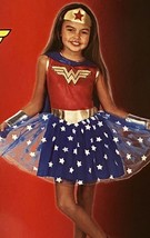 Rubies Dc Wonder Woman 5 Piece Costume Girls Size Small 4-6 New - Super Hero Fun - £15.99 GBP