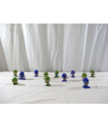 MGA Entertainment Awesome Little Green Men Blue Men Toy Figures Lot Of 12 - £18.16 GBP