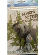 Disney Frozen Olaf Sven 40 Page Journal &quot;Always up for Adventure&quot; - $4.34 CAD