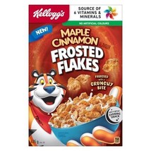 10 X Kellogg&#39;s Frosted Flakes Cereal Maple &amp; Cinnamon 435g Each - Free S... - $86.11