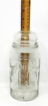 Planters Mr Peanut Glass Jar Lid Canister 75th Anniversary 1981 US Seller      C - £20.96 GBP