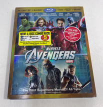 The Avengers (2012, Blu-Ray 3D + Blu-Ray + DVD) Marvel - £9.58 GBP