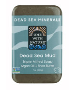 One with Nature Dead Sea Mud Triple Milled Soap w/ Argan Oil &amp; Shea Butt... - $13.06 CAD