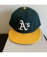Oakland A&#39;s New Era Cool Base Official On-Field Cap Fitted Size 8 3/4 59... - $61.53 CAD