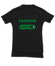 FASHION, black Vneck Tee. Model 64027  - £23.96 GBP