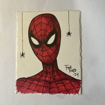 Spider Man X- men Marvel Comics  By Frank Forte Original Art Marker Draw... - $28.05