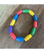 Vintage Teething Ring Bracelet Toy Baby Toddler Multicolor - 1980s - €8,62 EUR