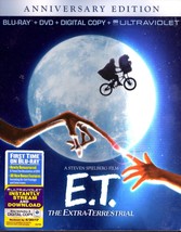 E.T. The Extra Terrestrial Anniversary Blu Ray Slip Cover New - £10.18 GBP