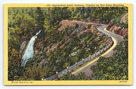 Postcard Appalachian Scene Highway Blue Ridge Mountains - £3.74 GBP