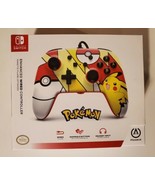 Nintendo Switch PowerA Pokemon Pikachu Pop Art Enhanced Wired Controller... - £15.22 GBP