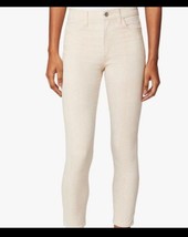 Joe&#39;s Jeans Women&#39;s Cream/Beige The Charlie High Rise Skinny Crop Snake ... - $45.80