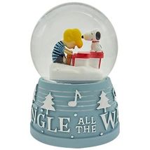 Peanuts "Linus and Lucy" Musical Snomotion Waterglobe. - $48.50
