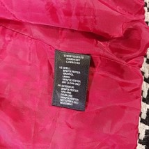 F21 Youth Girls Black & White Wool Blend Buttons Crop Blazer Jacket Size Medium  image 5