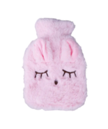 PVC Relieve Stress &amp; Pain Reusable Soft Hot Water Bottle - New - Pink Bunny - $16.99