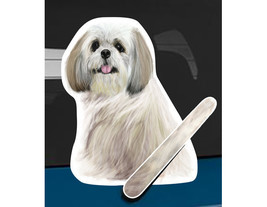 Shih tzu dog rear window wiper wagging tail sticker - $15.99