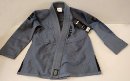 ELITE Sports Kids Size s/15 BJJ Brazilian Jiujitsu Gi BJJ Uniform Top Gray - £10.99 GBP