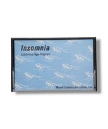 Insomnia Subliminal Tape Program Cassette Mind Communication 1984 Sleep ... - $19.80