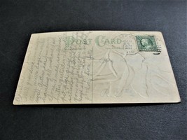 1911 Greetings, To Wish You Joy - Ben Franklin One Cent-Embossed Postcard. RARE. - £26.25 GBP
