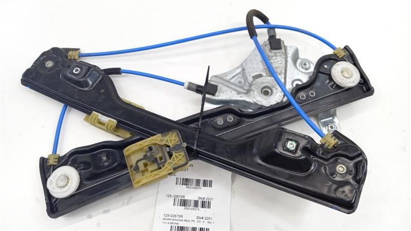Passenger Front Power Window Regulator Motor Track VIN 1 13-16 Chevy Malibu - $49.79