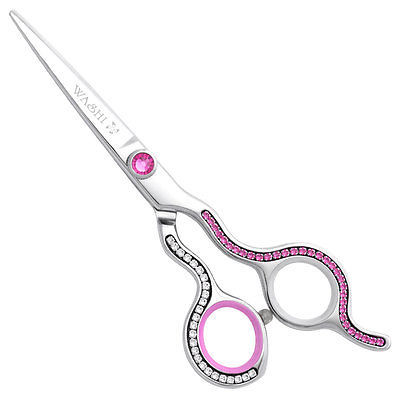 washi stone shear Japan 440C pink diamond best professional hairdressing scissor - $199.00