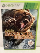 XBOX 360 Cabela's Dangerous Hunts 2013 Video Game Disc Hunting Adventure 13 - £16.97 GBP
