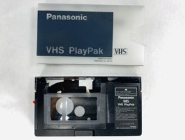 OEM Panasonic VHS PlayPak VHS-C Cassette Adapter Motorized With Sleeve T... - £32.94 GBP