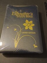Expositor&#39;s Study Bible Ladies Edition, KJV Jimmy Swaggart New with dama... - $54.44
