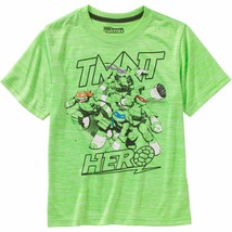 Teenage Mutant Ninja Turtles Hero Boy&#39;s Graphic T-Shirt Size MEDIUM 8 Green NEW - £9.41 GBP