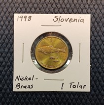 1998 Slovenia 1 Tolar Nickel-Brass Uncirculated - $1.96