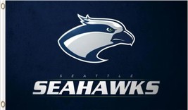 Seattle Seahawks Team US Sport Club Flag 3X5 Ft Polyester Banner USA 90x... - $375.42 MXN