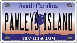 Pawleys Island South Carolina Novelty Mini Metal License Plate Tag - £11.70 GBP