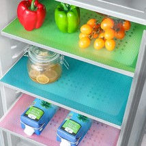 9 Pack Refrigerator Liners - Refrigerator Mats For Glass Shelves Washabl... - £11.21 GBP