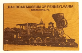 Railroad Museum of Pennsylvania Strasburg PA Wooden Wood Vandercraft Postcard b - £7.81 GBP