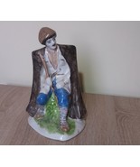Shepherd Saro Armenian Porcelain Figurine Vintage, Yerevan Faience Factory - $165.71 CAD