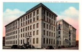 Post Office Federal Building Dallas Texas White Border Linen Unposted Postcard - £3.90 GBP