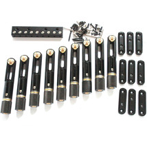 One set 9 strings black single headless bass bridge - $212.84