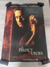 “A Perfect Murder” Original Movie Poster Promo 1 Sheet Video Release 27x... - $19.80