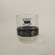 Vintage Schlitz Malt Liquor Beer Glasses 3&quot; tall Rocks Glass  HLKKA - £3.14 GBP