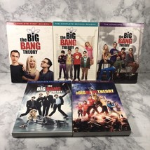 The Big Bang Theory : Complete Seasons 1-5 DVD w/ Sleeves (1, 2, 3, 4 &amp; 5) - £11.64 GBP