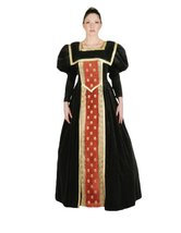 Women&#39;s Deluxe Medieval Dress Theater Costume, Large - £282.14 GBP+