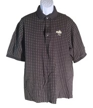 CARNOUSTIE Men&#39;s Short Sleeve Button Down TORREY PINES Golf Polo Shirt L... - $12.86