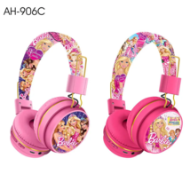 Girl&#39;s Wireless Headphones Princess Barbie Earmuffs Bluetooth Headset Gift Box - £19.10 GBP