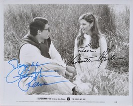 Superman Iii Cast Signed Photo x2 - Christopher Reeve And Annette O&#39;toole w/coa - £614.70 GBP