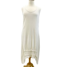 Oh My Gauze! Womens S/M Joy Sleeveless Maxi Dress Cream Minimalist Lagen... - £34.70 GBP