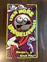 1998 MLB Home Video Even More Unbelievable Bloopers and Great Plays VHS - £6.04 GBP