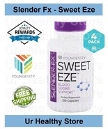 Slender FX Sweet Eze 120 capsules (4 PACK) Youngevity **LOYALTY REWARDS** - $96.45