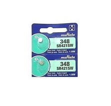 Murata 348 (SR421SW) Silver Oxide Watch Battery (2 Count) - Replaces Son... - $3.90