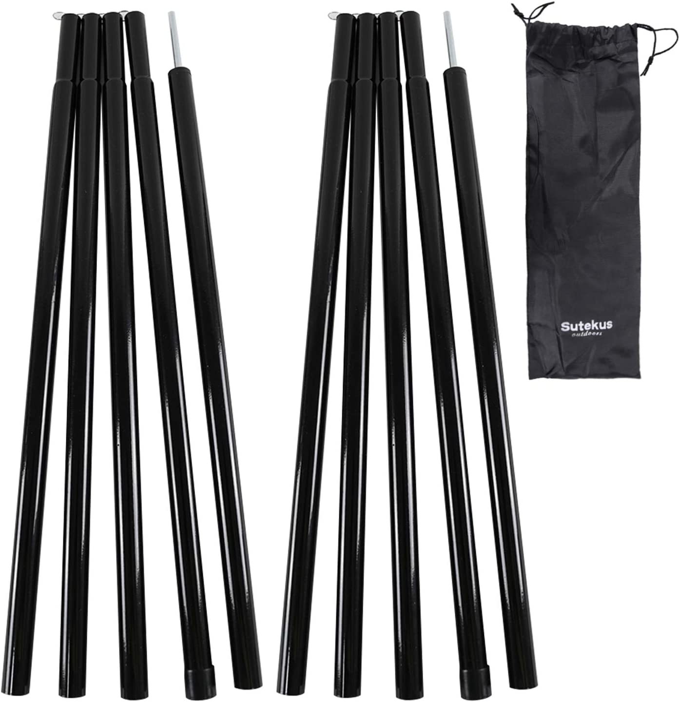 Sutekus Steel Rod Tent Pole Replacement Accessorie 2pc/Set Adjustable Bars - $31.99